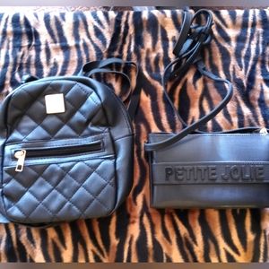 NWOT Bundle of 2 black bags